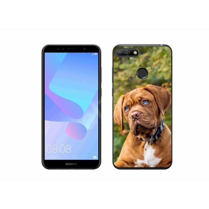 Gél borítás mmCase a Huawei Y6 Prime (2018) - kölyökkutyakölyökhöz