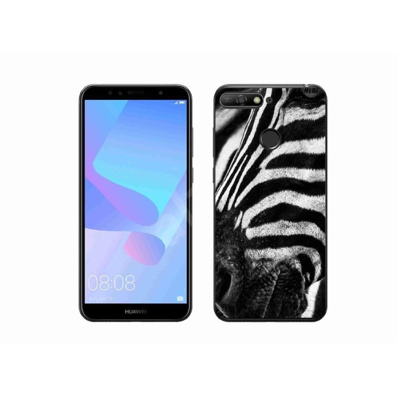Gél borítás mmCase a Huawei Y6 Prime 2018-hoz - zebra