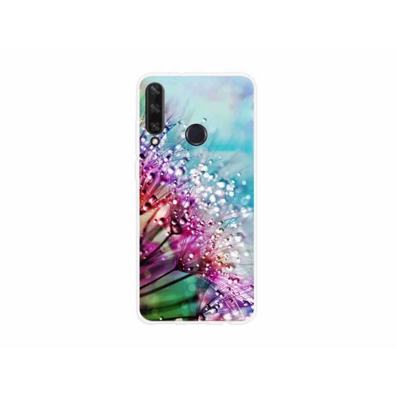 Gél borító mmCase a mobil Huawei Y6p - színes virágokhoz