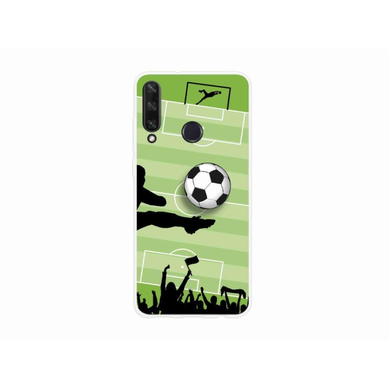 Gél borító mmCase mobil Huawei Y6p - futball 3