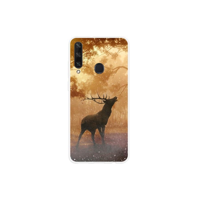 Gél borító mmCase a mobil Huawei Y6p - szarvas a vadászaton