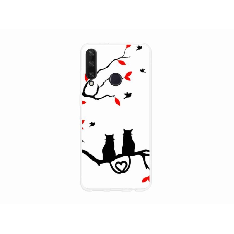 Gél borító mmCase a Huawei Y6p-hez - macska szeretet