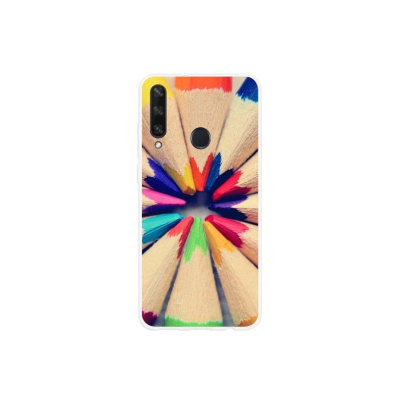 Gél borító mmCase a Huawei Y6p-hez - zsírkréták