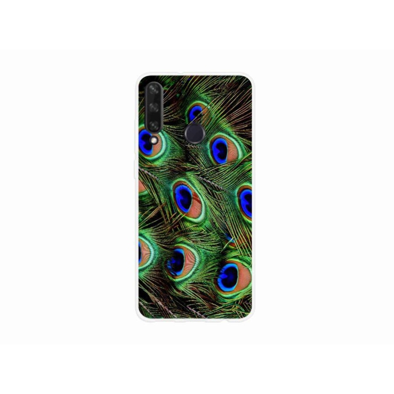 Gél borítás mmCase a Huawei Y6p számára - pávatoll