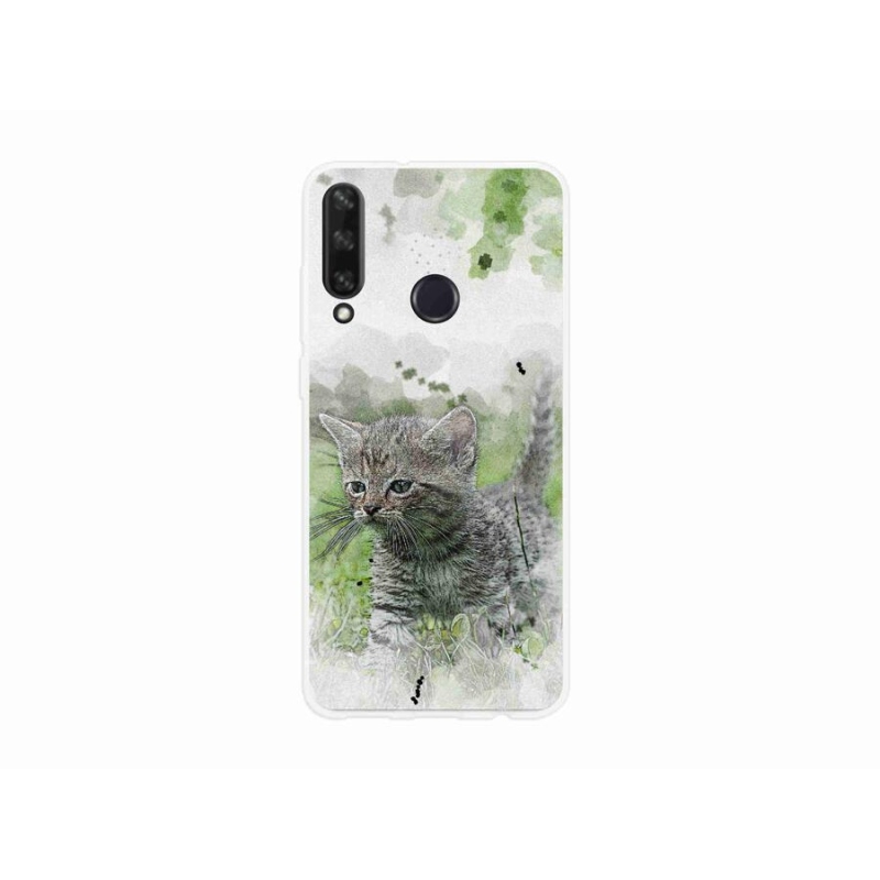 Gél borító mmCase mobil Huawei Y6p - aranyos cica 1