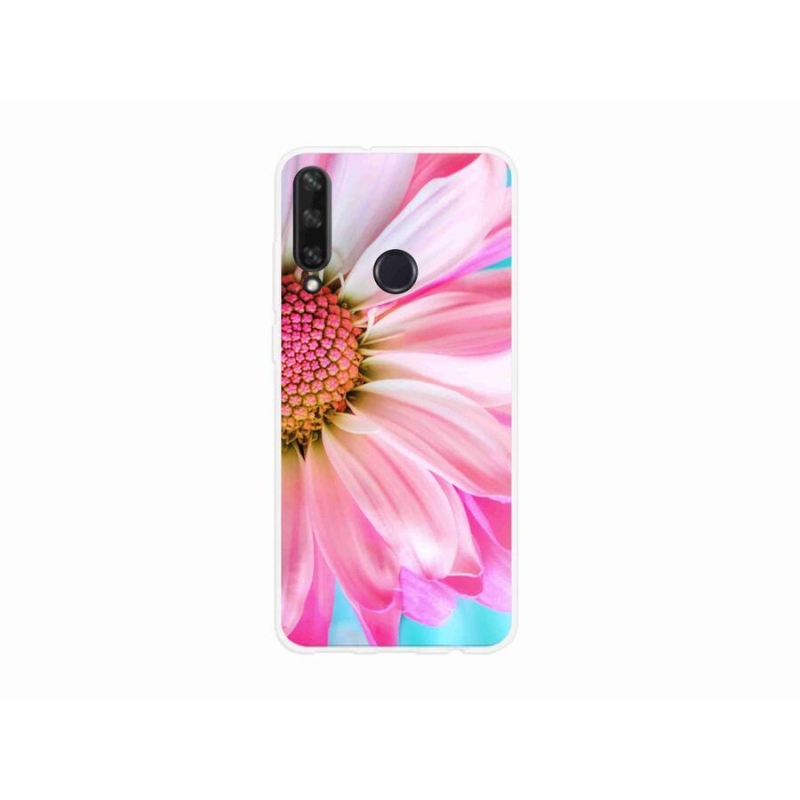 Gél borító mmCase a Huawei Y6p-hez - rózsaszín virág