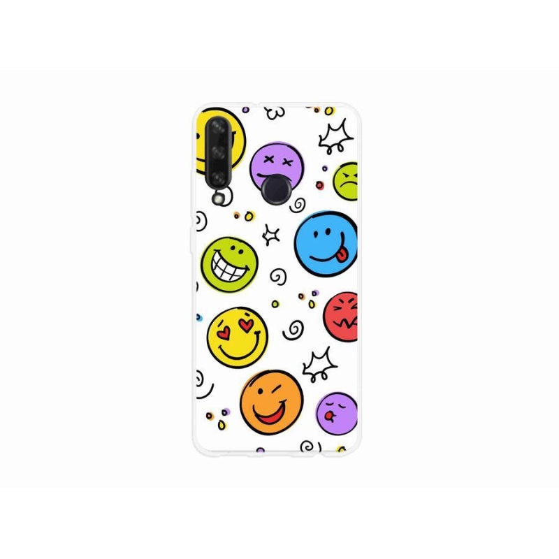 Gél borító mmCase a Huawei Y6p-hez - smiley-k