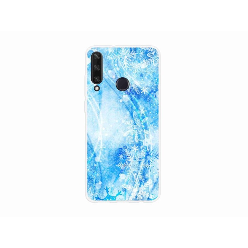 Gél borítás mmCase a Huawei Y6p-hez - hópelyhek