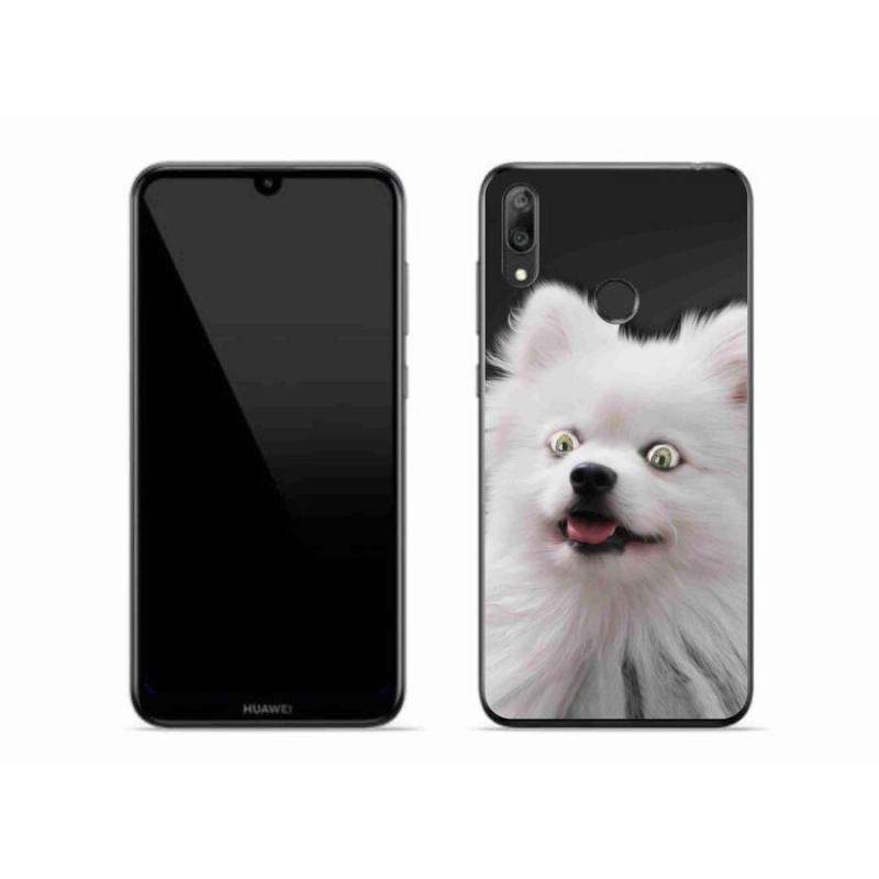 Gél borítás mmCase a Huawei Y7 (2019) számára - fehér