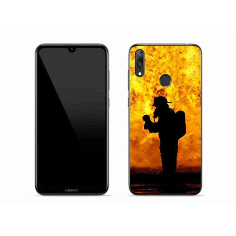 Gél borítás mmCase a Huawei Y7 (2019) - tűzoltóhoz