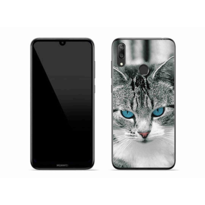 Gél borítás mmCase a Huawei Y7 (2019) - macskaszem 1