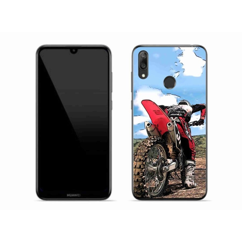 Gél borítás mmCase a Huawei Y7 (2019) - moto számára