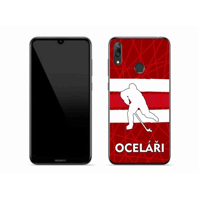 Gél borítás mmCase a Huawei Y7 (2019) - Steelers számára
