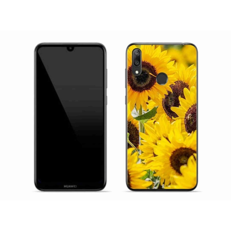 Gél borítás mmCase a Huawei Y7 (2019) - Napraforgóhoz