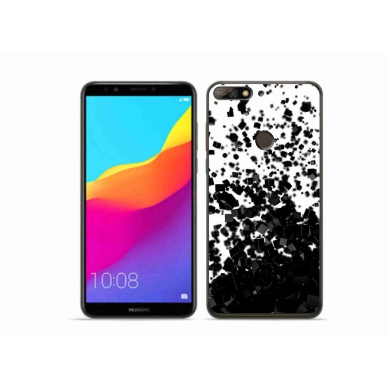 Gél borítás mmCase a Huawei Y7 Prime (2018) számára - absztrakt minta 1