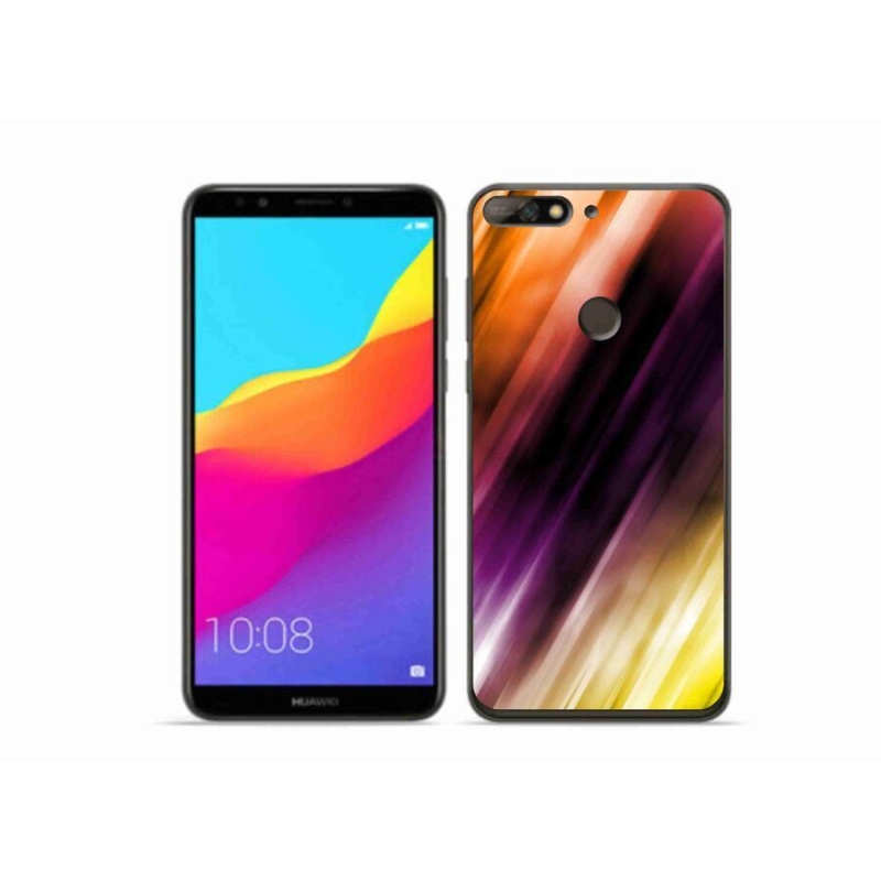 Gél borítás mmCase a Huawei Y7 Prime (2018) számára - absztrakt minta 5