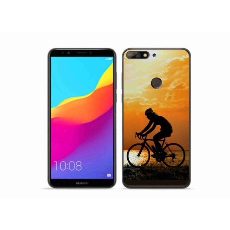 Gél borító mmCase a Huawei Y7 Prime (2018) - kerékpározás
