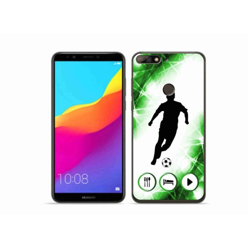 Gél borítás mmCase a Huawei Y7 Prime (2018) - focista számára