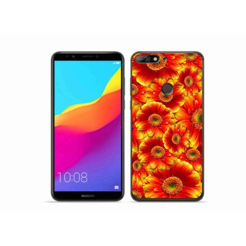 Gél borítás mmCase a Huawei Y7 Prime (2018) - gerbera 1