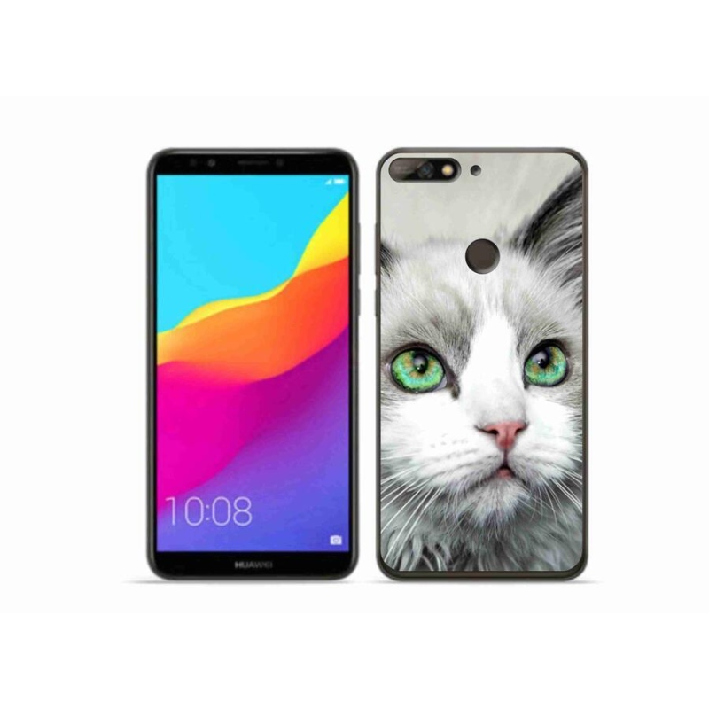 Gél borítás mmCase a Huawei Y7 Prime (2018) - macskaszemhez