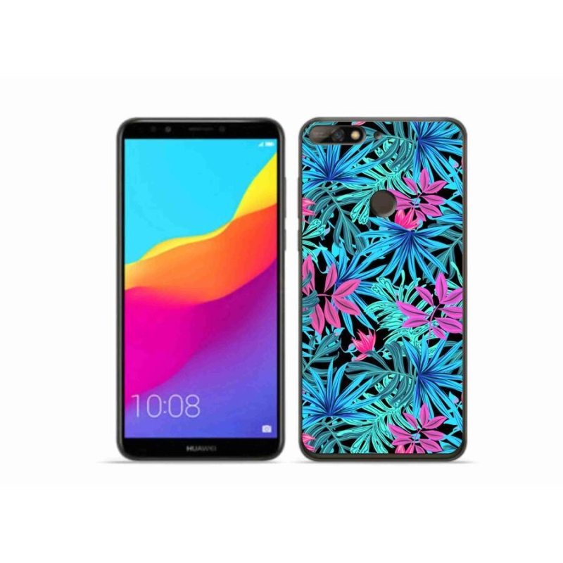 Gél borító mmCase a Huawei Y7 Prime (2018) - virágok 3