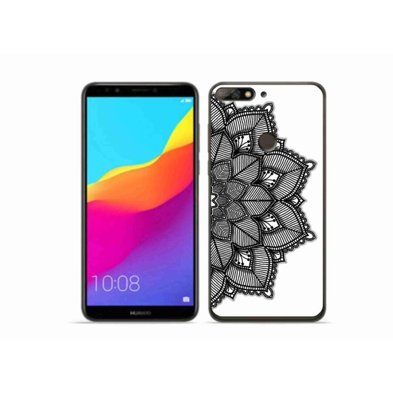 Gél borítás mmCase a Huawei Y7 Prime (2018) - mandala számára