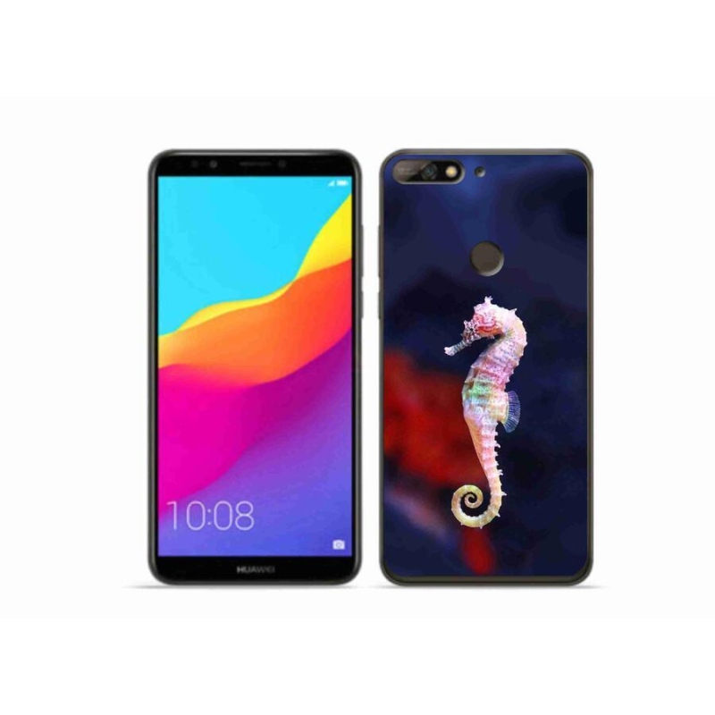 Gél borítás mmCase a Huawei Y7 Prime (2018) számára - csikóhal