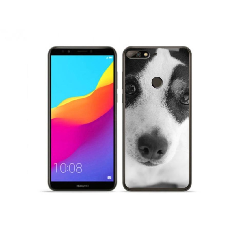 Gél borítás mmCase a Huawei Y7 Prime (2018) - kutya számára