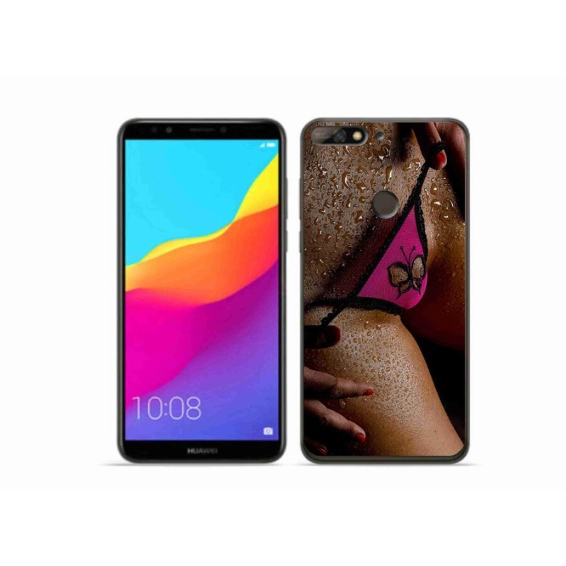 Gél borító mmCase a Huawei Y7 Prime (2018) - szexi nőhöz
