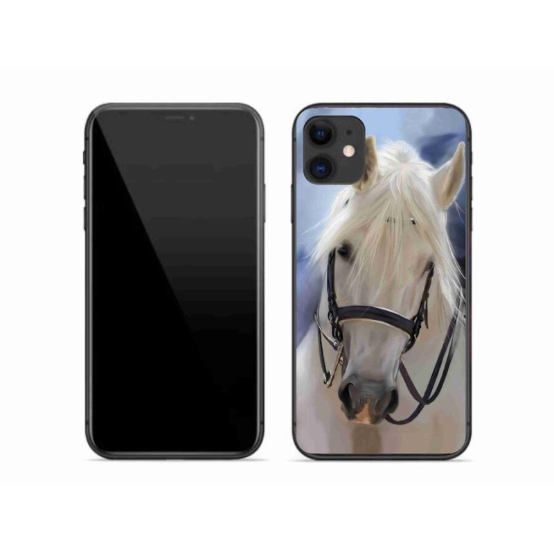 Gél borítás mmCase iPhone 11 készülékhez - fehér ló