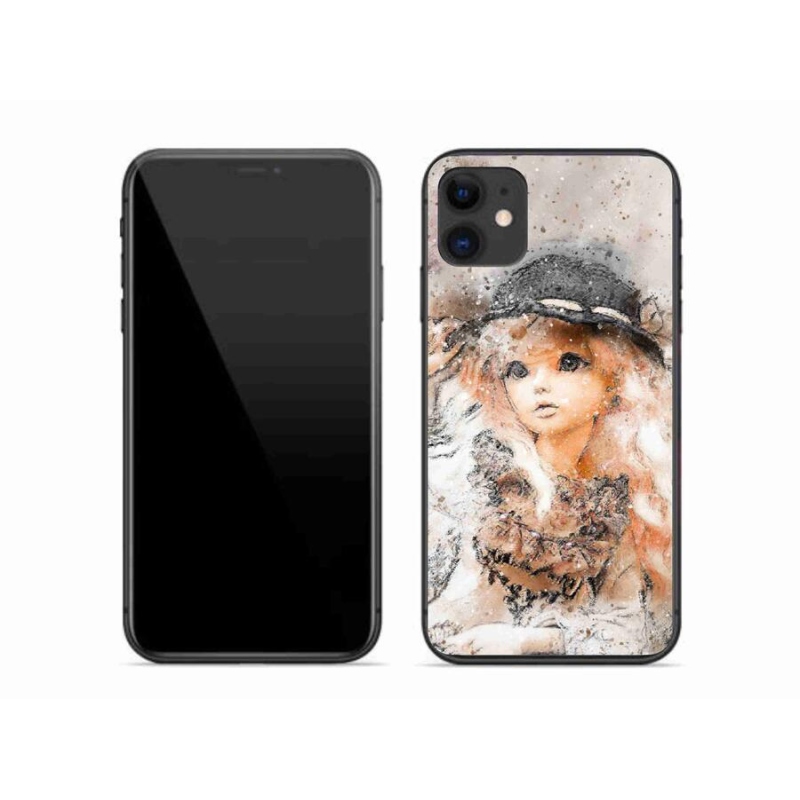 Gél borítás mmCase iPhone 11 készülékhez - lány sapkával