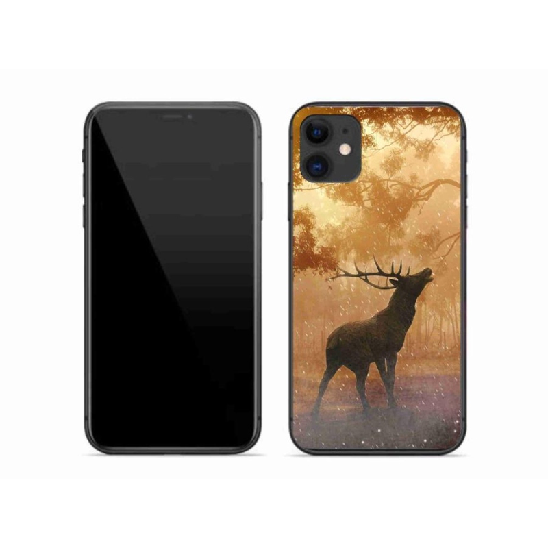 Zselés borítás mmCase iPhone 11 készülékhez - szarvas a szarvasbőgésben
