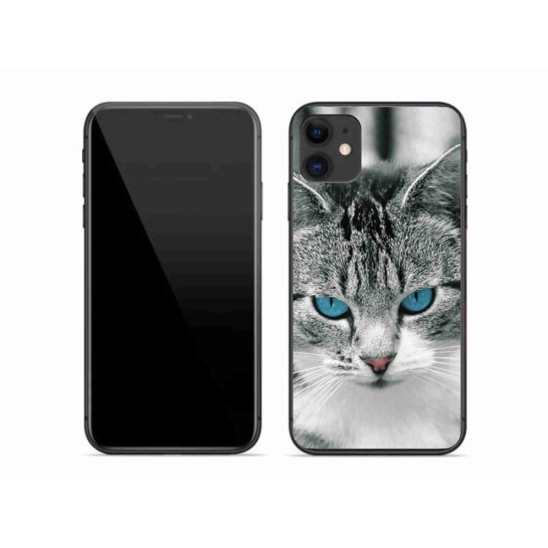 Zselés borítás mmCase iPhone 11 készülékhez - macska nézet 1
