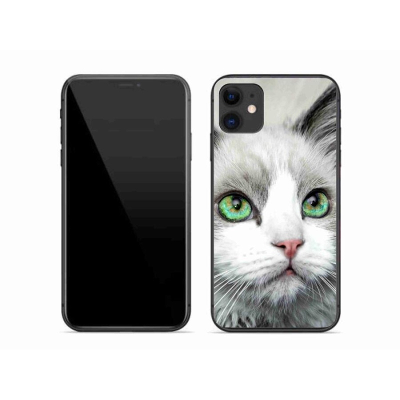 Zselés borítás mmCase iPhone 11 készülékhez - macska nézet