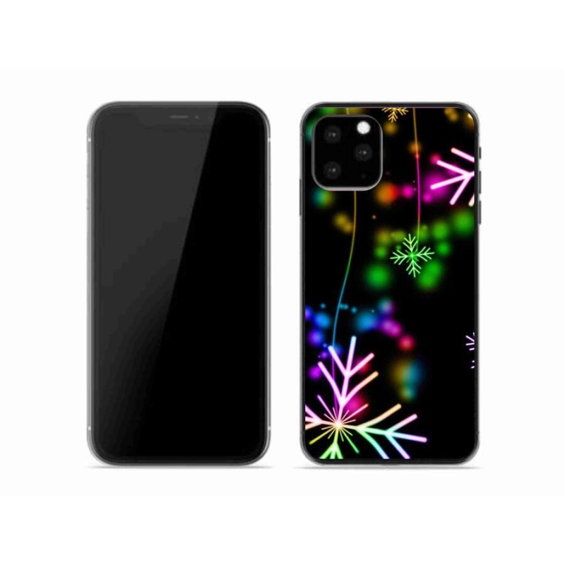 Zselés borítás mmCase iPhone 11 Pro készülékhez - színes pelyhekkel