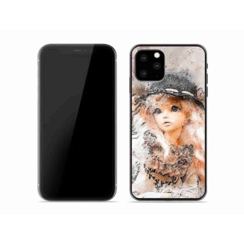 Zselés borítás mmCase iPhone 11 Pro készülékhez - lány sapkával