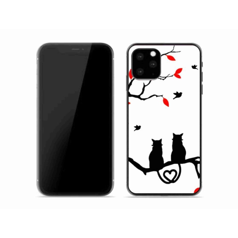 Zselés borítás mmCase iPhone 11 Pro készülékhez - macska szeretet