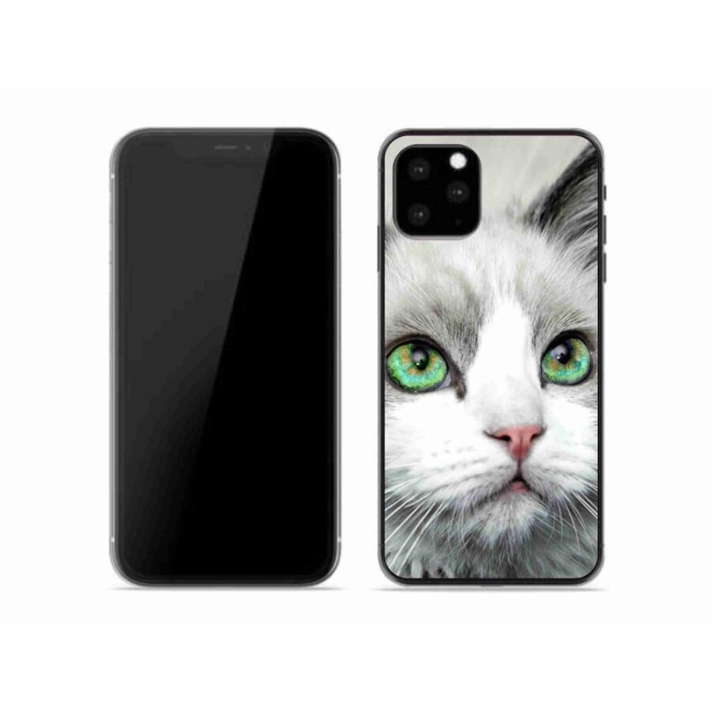 Zselés borítás mmCase iPhone 11 Pro készülékhez - macska nézet