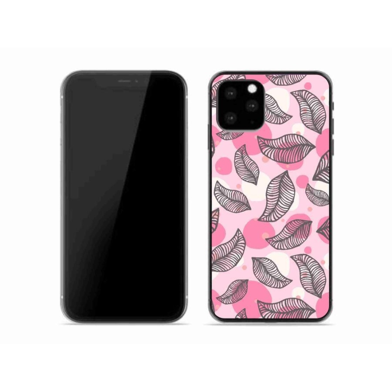 Gél borítás mmCase iPhone 11 Pro készülékhez - rajzfilmes hulló levelek
