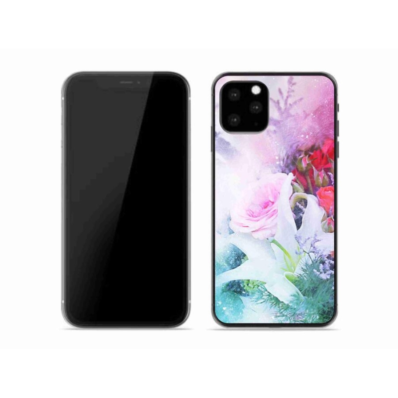 Gél borítás mmCase iPhone 11 Pro készülékhez - virágok 4