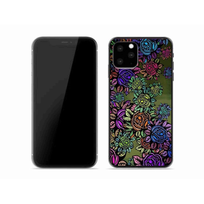Gél borítás mmCase iPhone 11 Pro készülékhez - virágok 6
