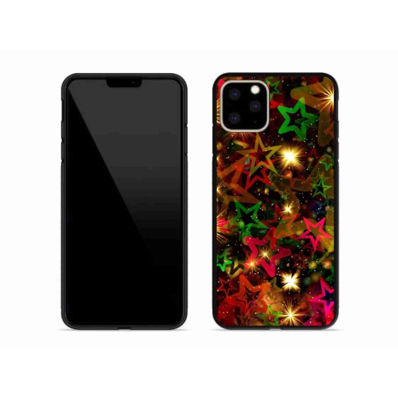 Gél borítás mmCase iPhone 11 Pro Max készülékhez - színes csillagok