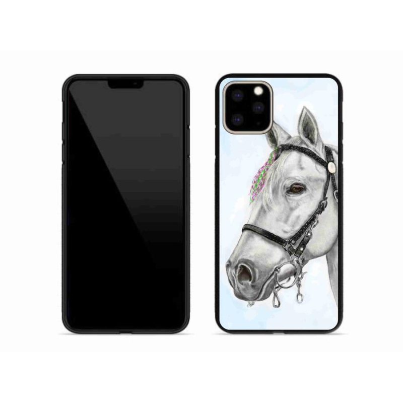 Gél borítás mmCase iPhone 11 Pro Max készülékhez - fehér ló 1