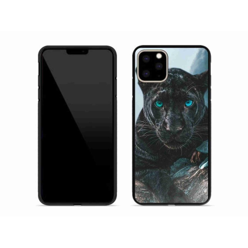 Zselés borítás mmCase iPhone 11 Pro Max készülékhez - fekete párduc