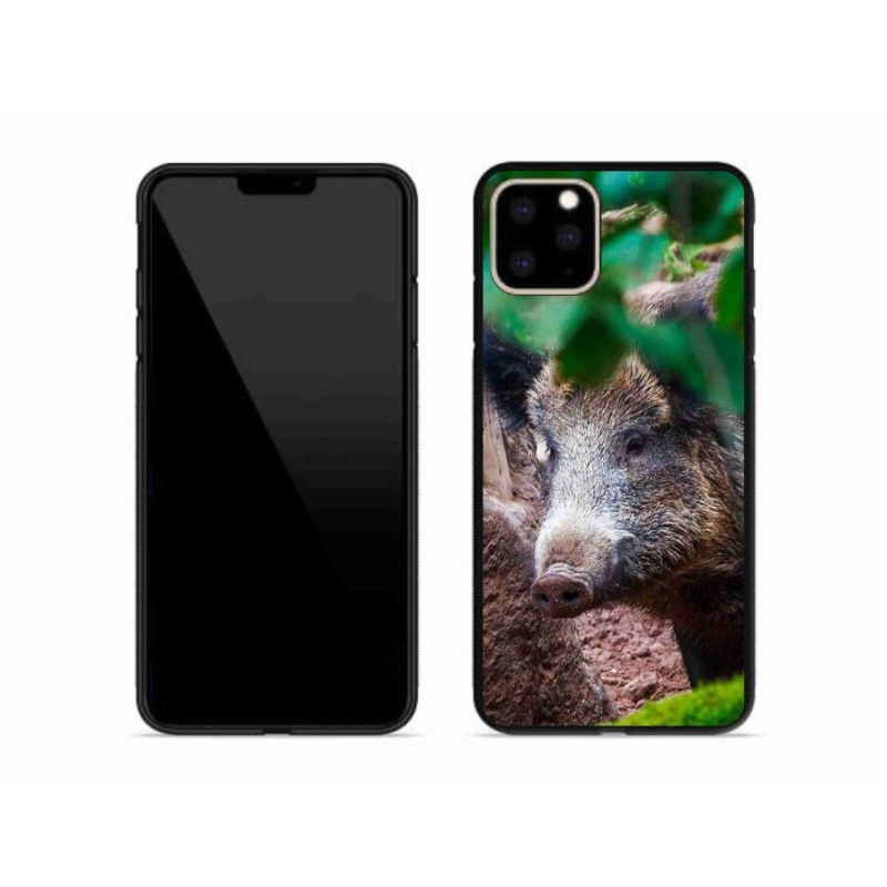 Zselés borítás mmCase iPhone 11 Pro Max készülékhez - vaddisznó