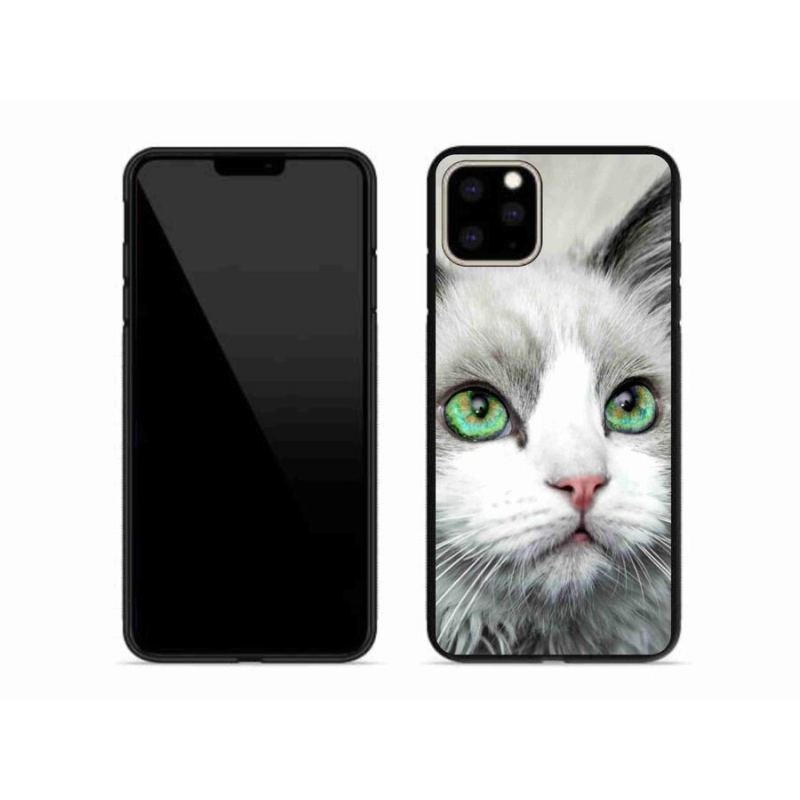 Zselés borítás mmCase iPhone 11 Pro Max készülékhez - macska nézet