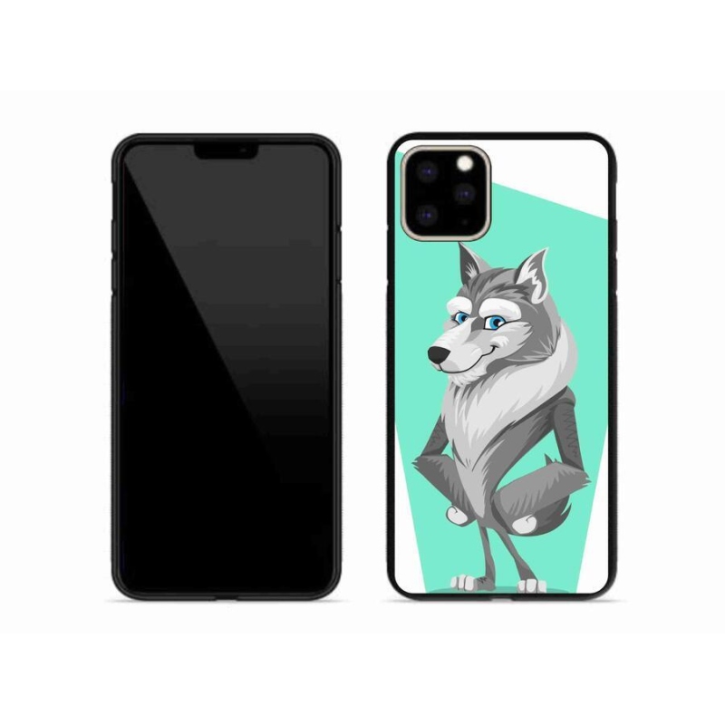 Zselés borítás mmCase iPhone 11 Pro Max készülékhez - rajzfilmfarkas