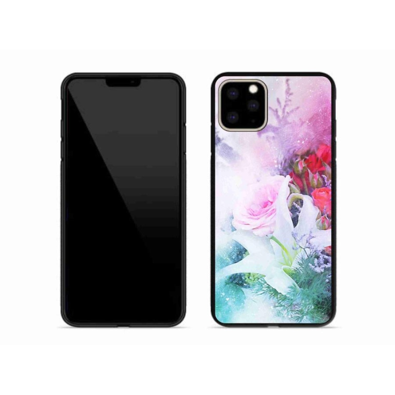 Zselés borítás mmCase iPhone 11 Pro Max készülékhez - virágok 4