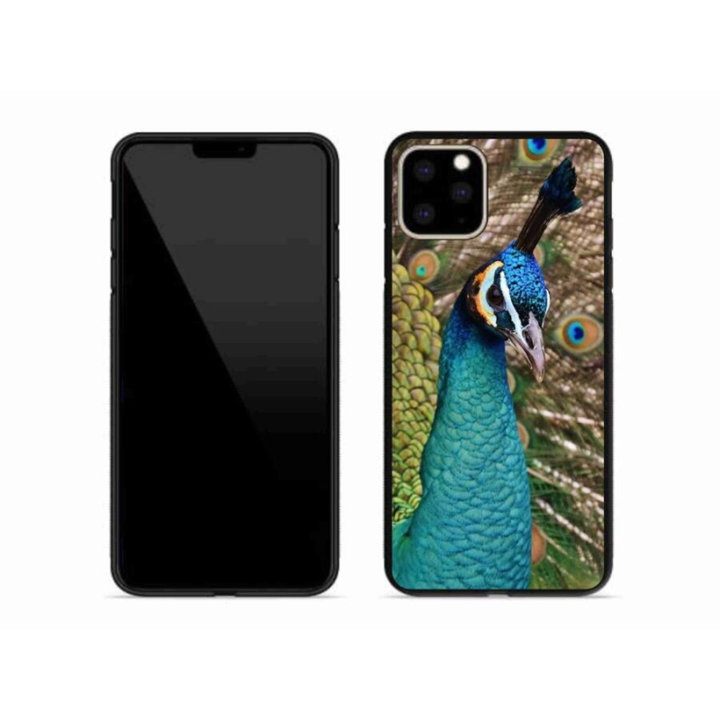 Zselés borítás mmCase iPhone 11 Pro Max készülékhez - páva
