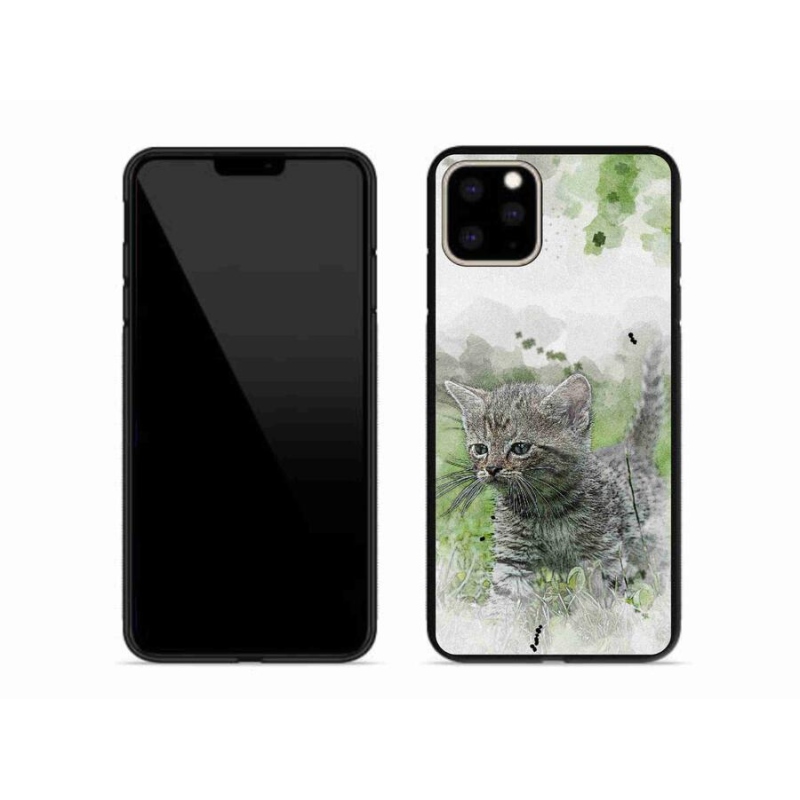Gél borítás mmCase iPhone 11 Pro Max készülékhez - aranyos cica 1